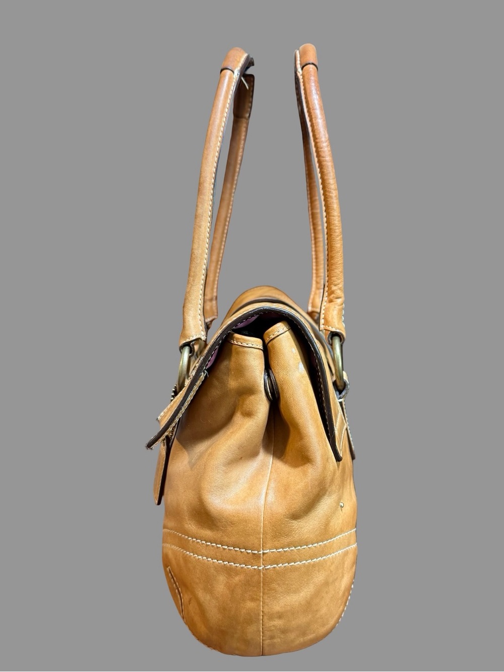 ✨ RARE Vintage Coach Soho Studded Swarovski Crystal Flap Satchel Bag (8A31) ✨ - Picture 3 of 9